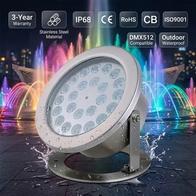 Penyelenggaraan-LED Bawah Air percuma Untuk Ciri Air Profesional